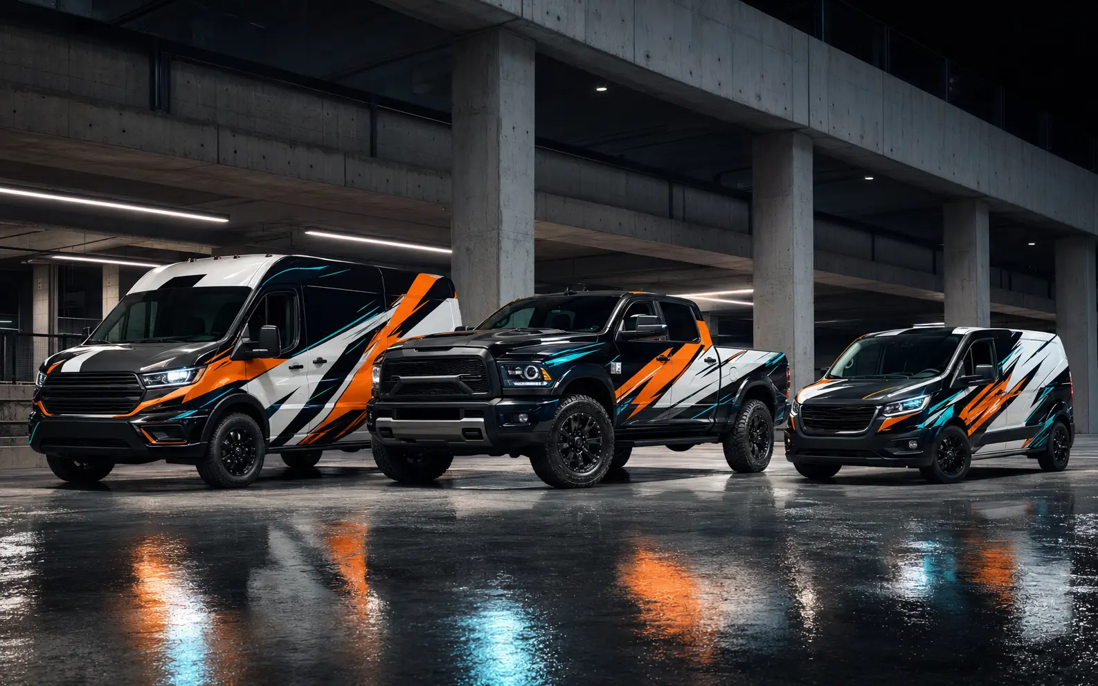 Commercial fleet wrap system